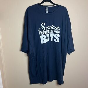Texas Football Sundays Are For The Boys 5XL Tee Cowboy Houstons